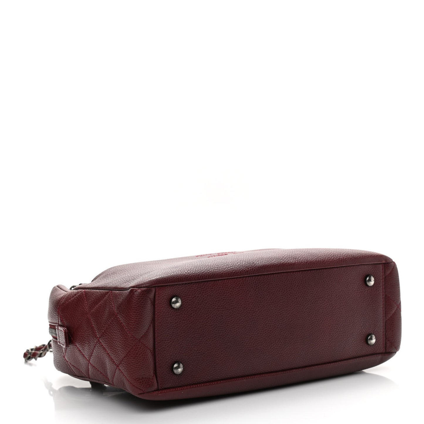 Caviar Lambskin Quilted Coco Break Camera Case Red