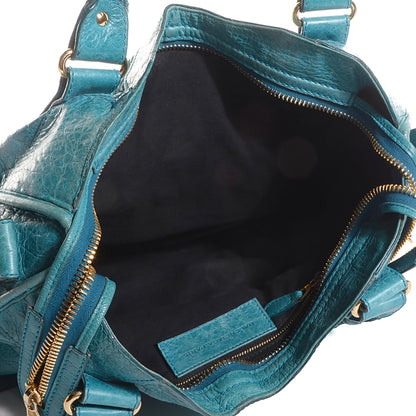 Balenciaga Agneau Giant 21 Gold Hardware City Turquoise 5 of 15