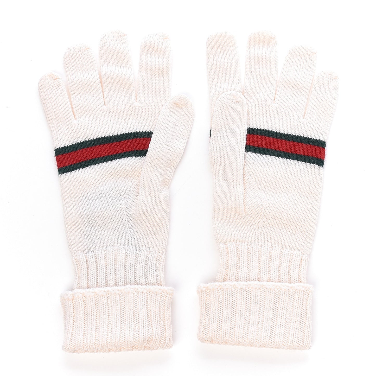 Wool Web Gloves Large White