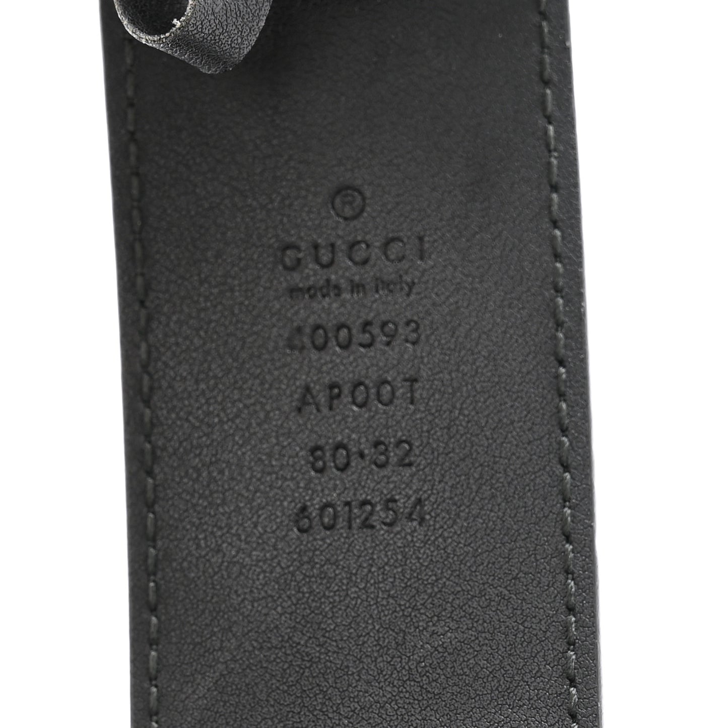 Calfskin Double G 40mm Belt 80 32 Black