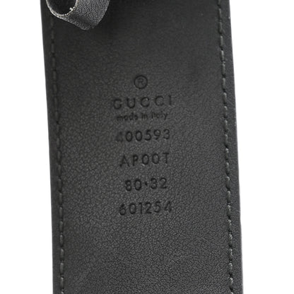 Gucci Calfskin Double G 40mm Belt 80 32 Black 3 of 8