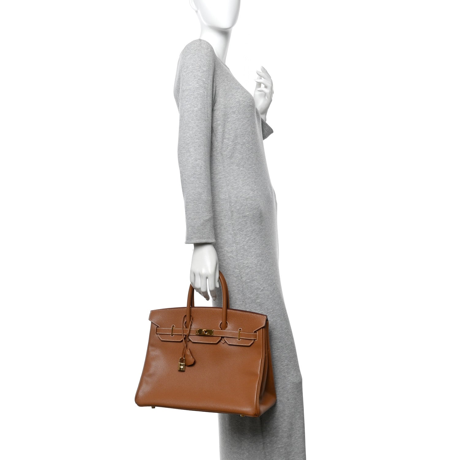 Hermes Courchevel Birkin 35 Gold 2 of 14