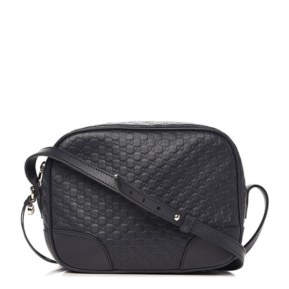 Gucci Soft Microguccissima Mini Bree Messenger Bag Blue 1 of 9