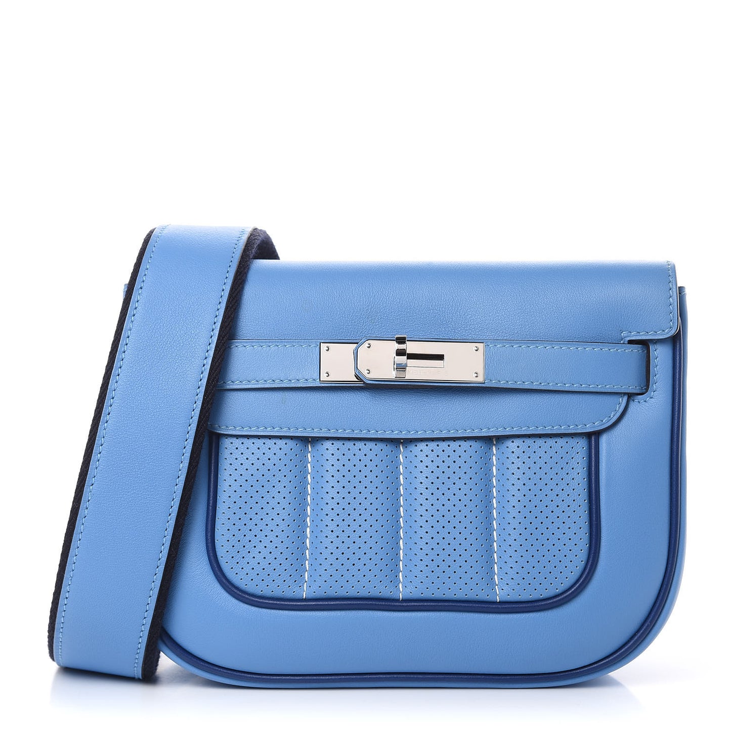 Veau Swift Mini Sac Berline Bleu Paradis Saphir