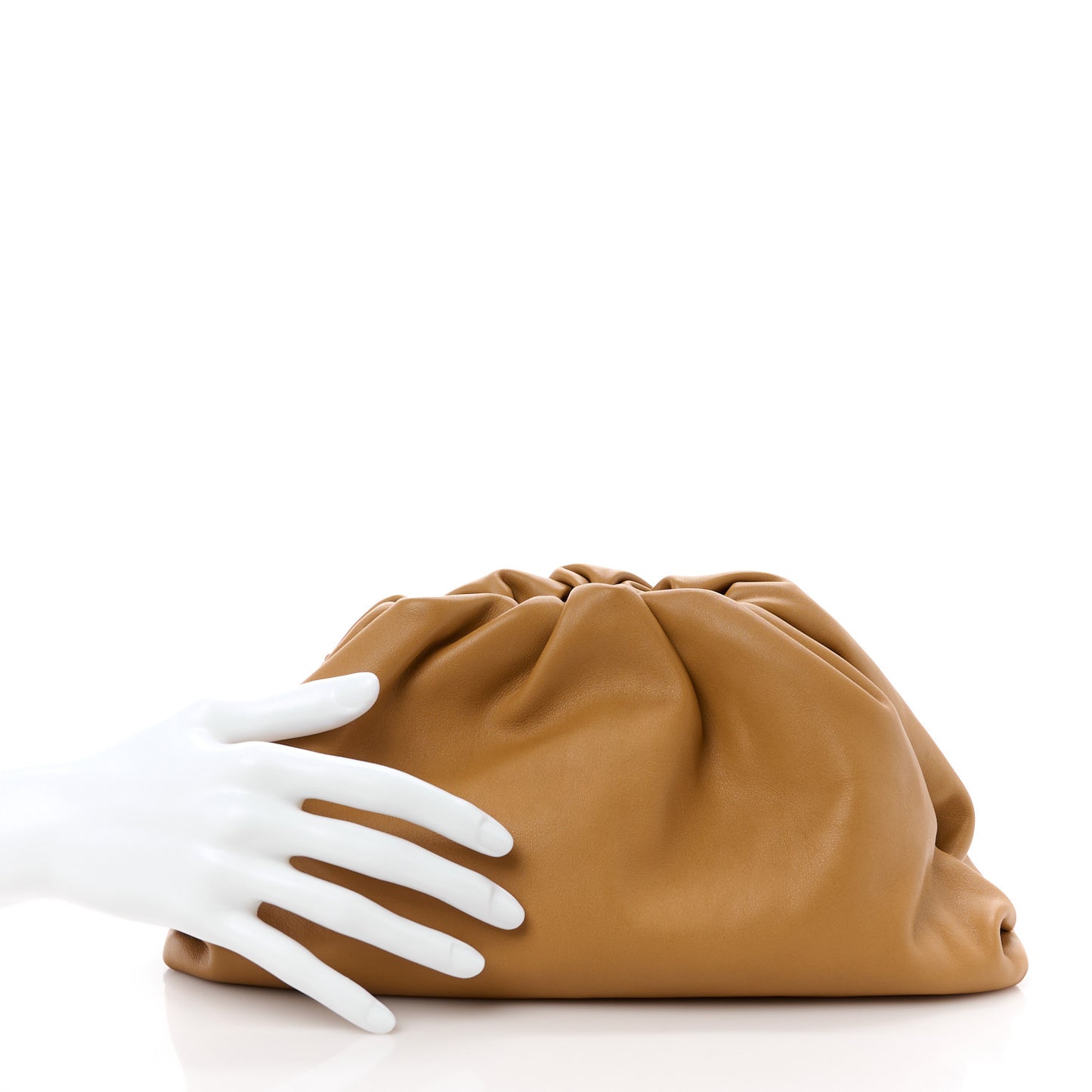 Calfskin Teen Pouch Caramel