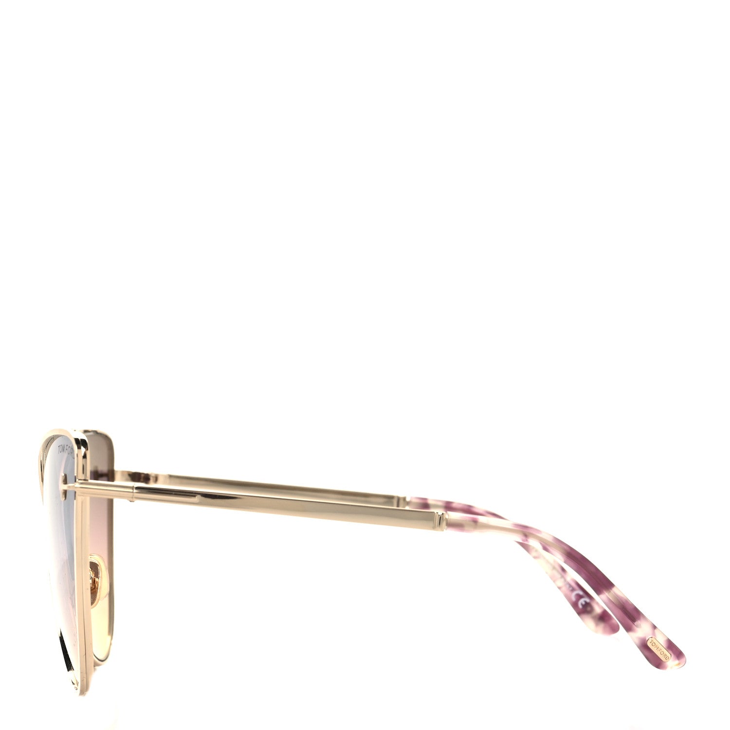 Tom Ford Metal Leila Cat Eye Sunglasses TF786 Gold 3 of 8