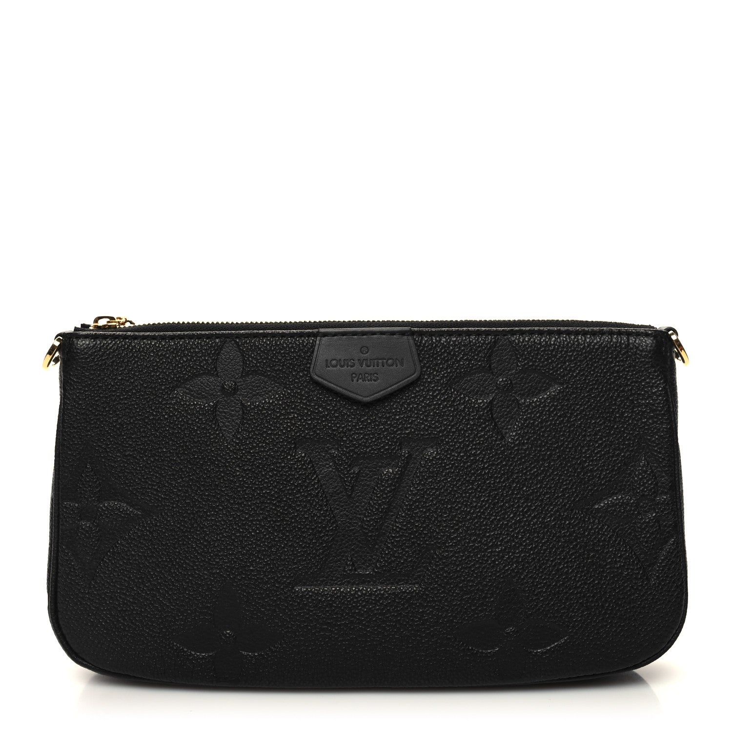 Louis Vuitton Empreinte Monogram Giant Multi Pochette Accessories Large Pochette Black 1 of 10
