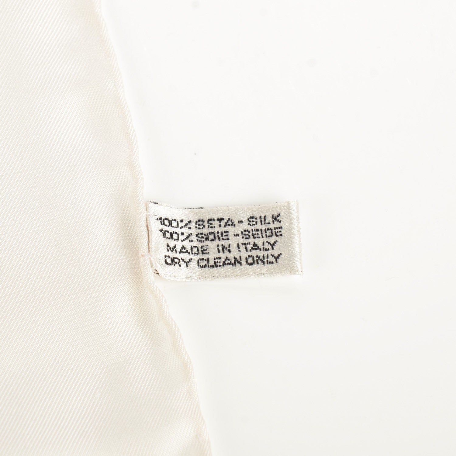 Chanel Silk Paris Square Scarf White 5 of 6