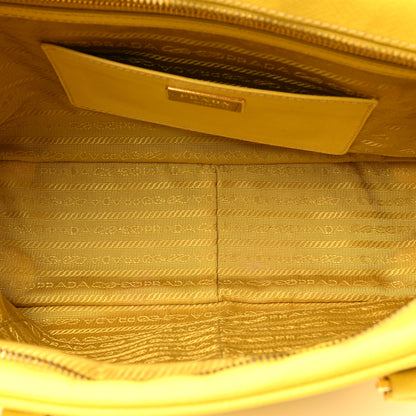 Prada Saffiano Lux Bowler Girasole 5 of 19