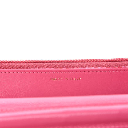 Chanel Caviar Quilted Wallet on Chain WOC Pink 9 of 12