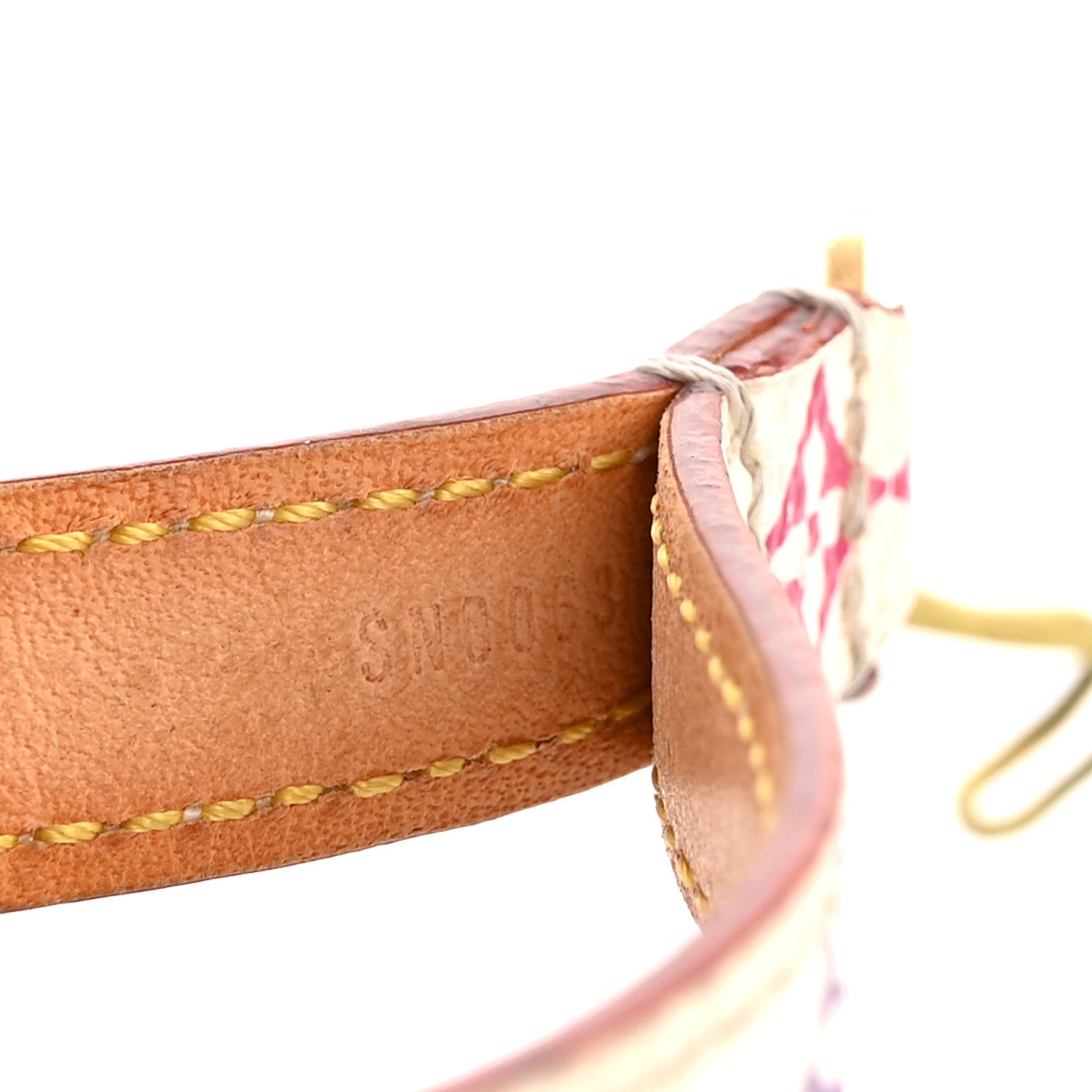 Louis Vuitton Monogram Multicolor Phone Strap White 4 of 5