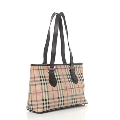 Burberry Haymarket Check Medium Regent Tote Chocolate 3 of 11