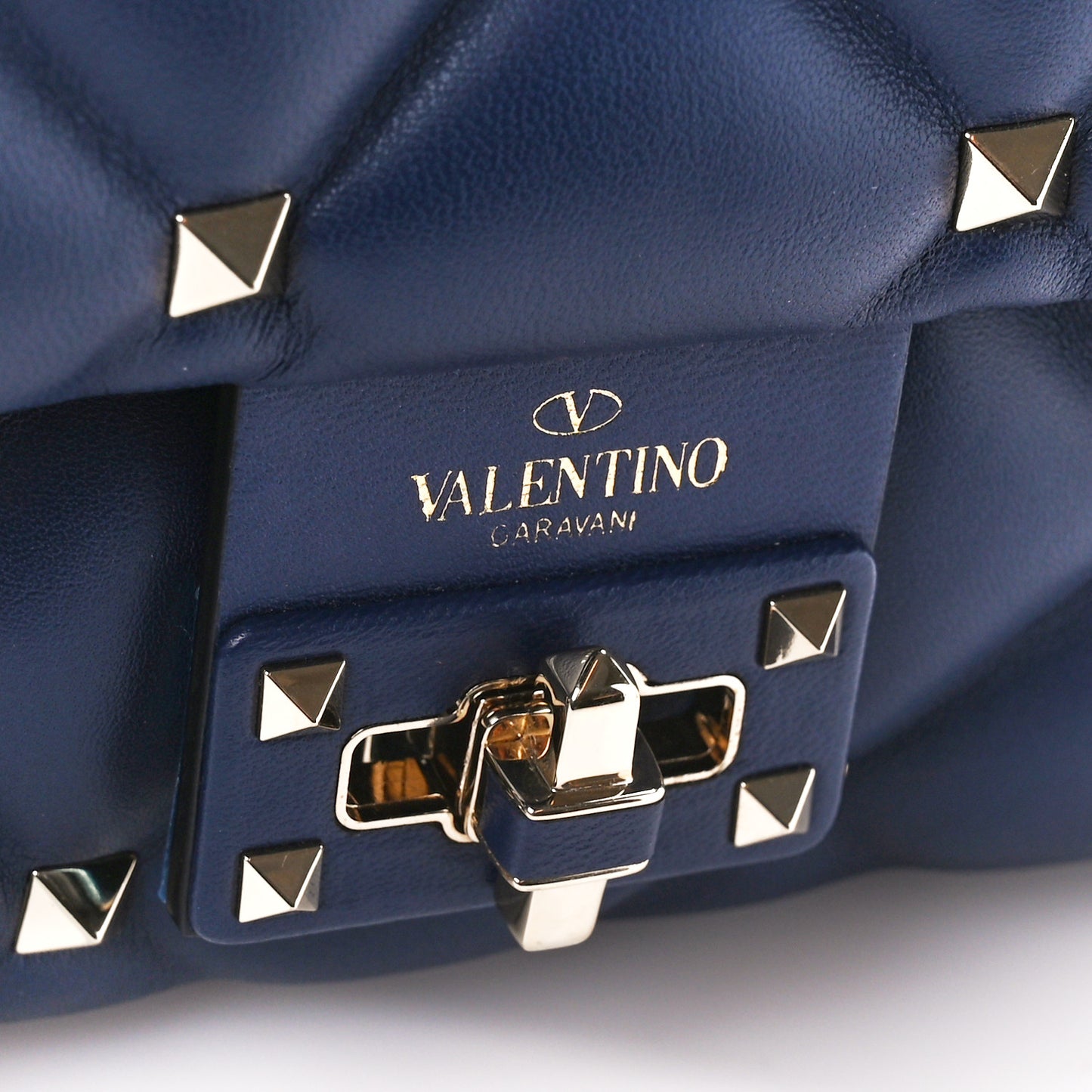 Nappa Small Candystud Crossbody Navy