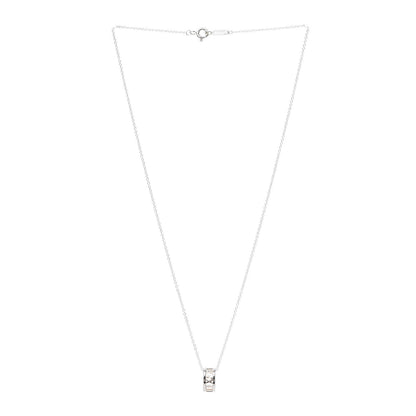 Tiffany Sterling Silver Atlas Open Pendant Necklace 3 of 7