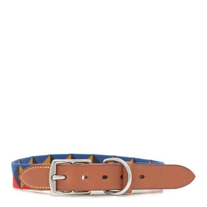 Hermes Toile Natural Bridle Medor Dog Collar L Dark Irish 1 of 6