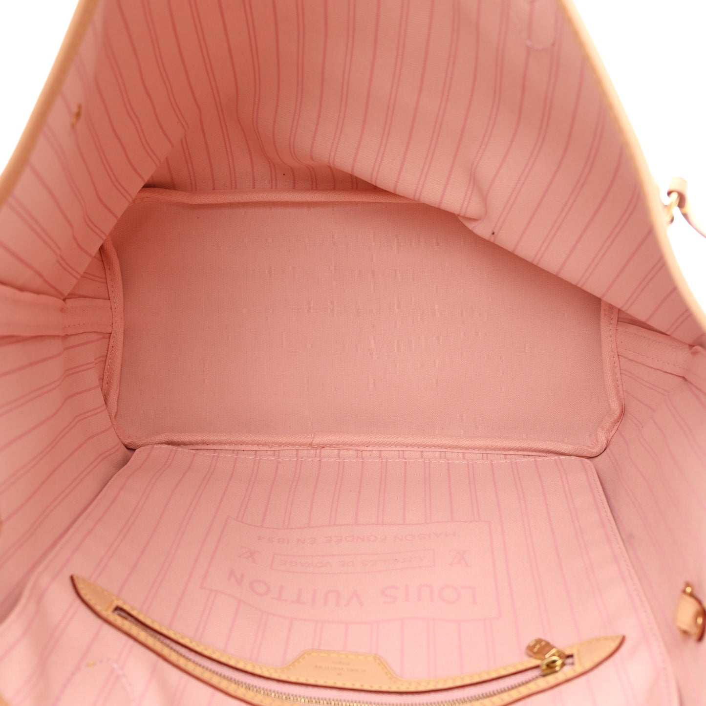 Damier Azur Neo Neverfull MM Rose Ballerine
