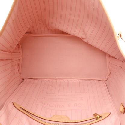 Louis Vuitton Damier Azur Neo Neverfull MM Rose Ballerine 6 of 10