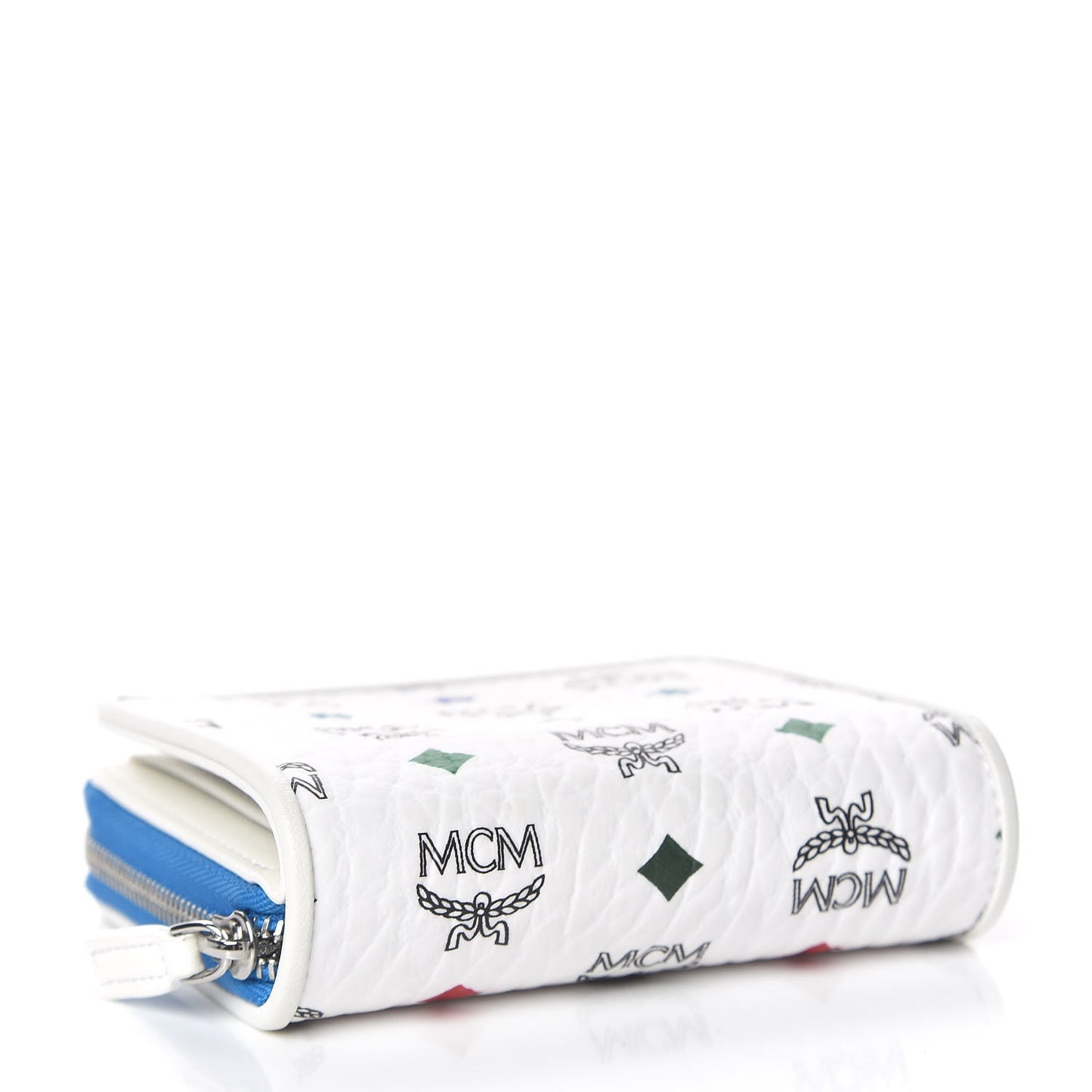Visetos Mini Zip Around Wallet White