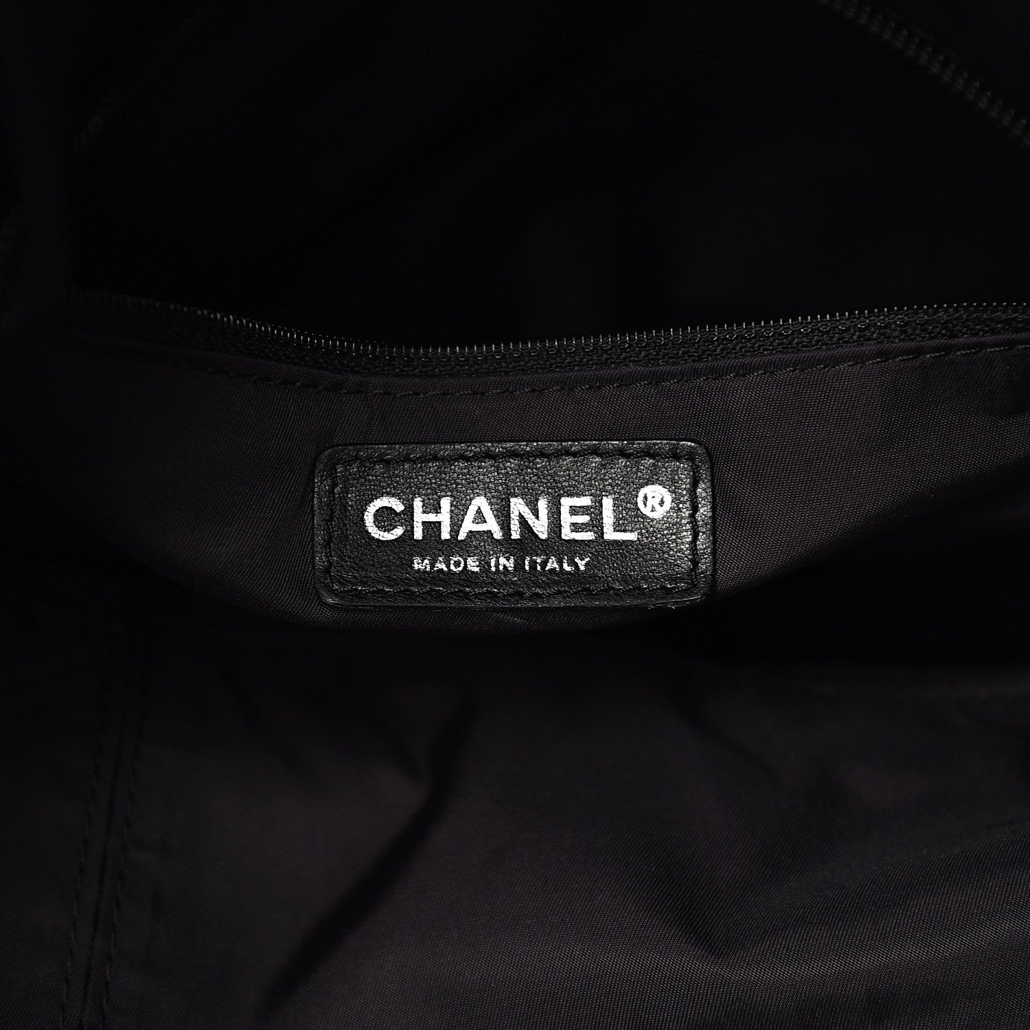 Chanel Coated Canvas Large Paris Biarritz Tote Black 5 of 13