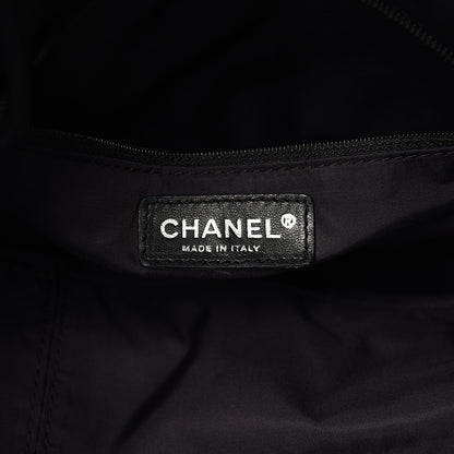 Chanel Coated Canvas Large Paris Biarritz Tote Black 5 of 13