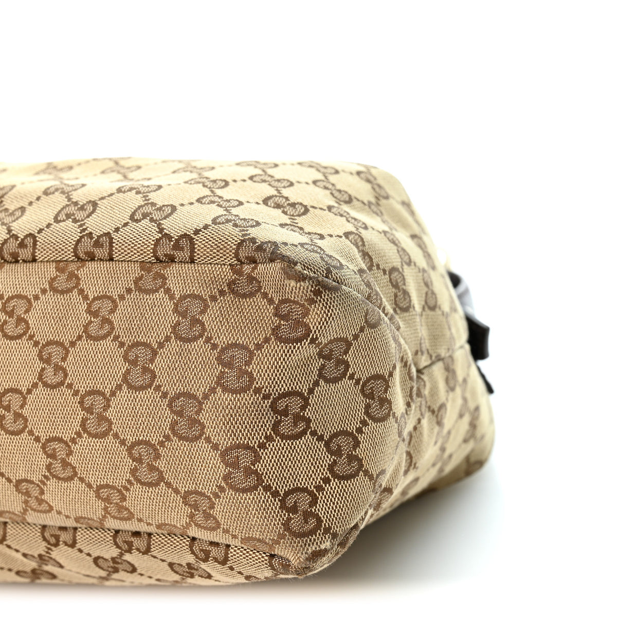 Gucci Monogram Medium Horsebit Chain Hobo Dark Brown 9 of 11