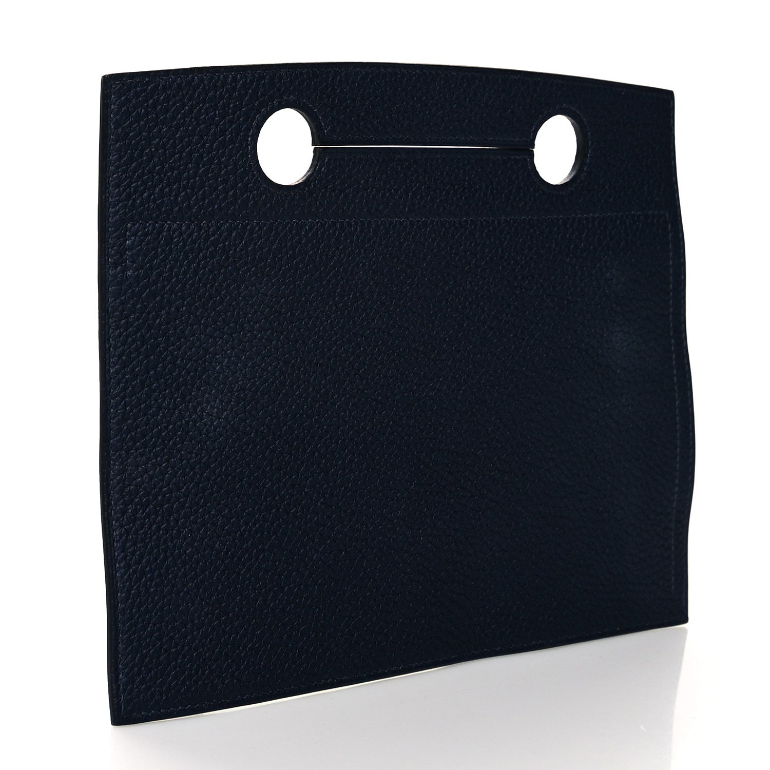 Hermes Togo Verso Backpocket Pouch 30 Menthe Indigo 3 of 7