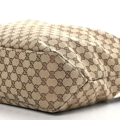 Gucci Monogram Large Horsebit Chain Hobo Dark Brown 9 of 9