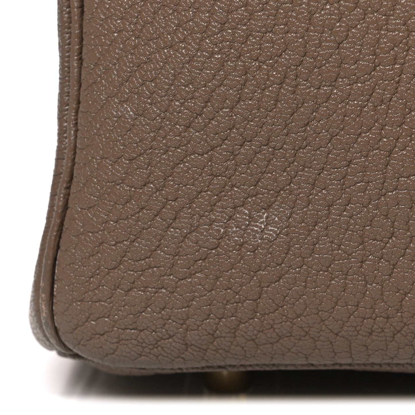 Chevre De Coromandel HAC Birkin 28 Etoupe
