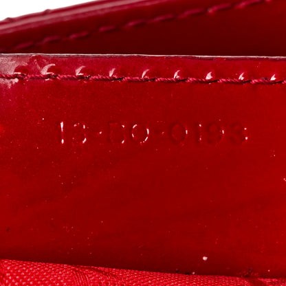 Christian Dior Patent Cannage Medium Lady Dior Burgundy Red 7 of 10