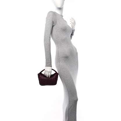 Bottega Veneta Nappa Intrecciato Small Cobble Top Handle Bag Barolo 2 of 9