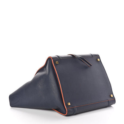 Celine Baby Grained Calfskin Medium Phantom Luggage Midnight 4 of 9