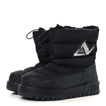 Louis Vuitton Nylon Monogram LV Alpine Mens Boot 9 Black 4 of 8