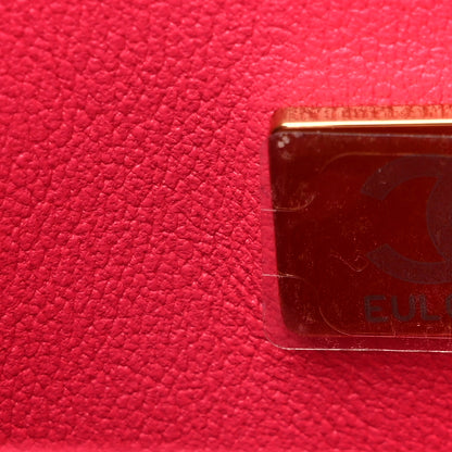 Chanel Caviar Quilted Sweetheart Mini Rectangular Flap Dark Pink 7 of 10