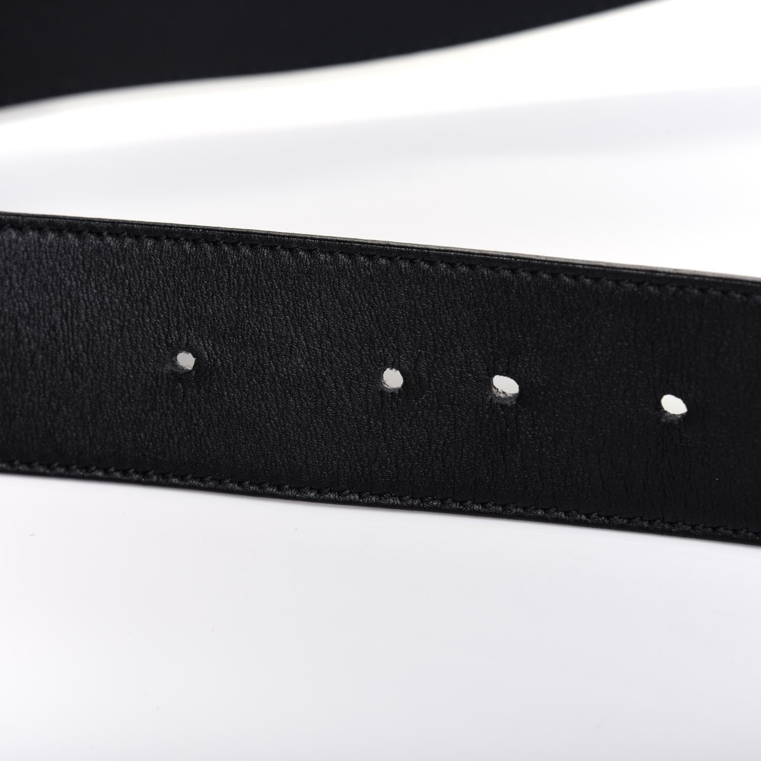 Gucci Calfskin Double G 40mm Belt 80 32 Black 8 of 9