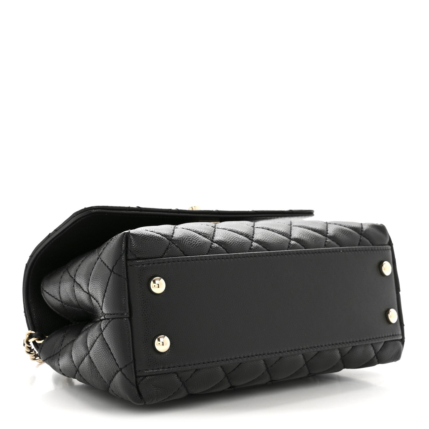 Chanel Caviar Quilted Mini Coco Handle Flap Black 4 of 10