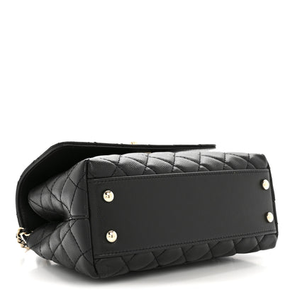 Chanel Caviar Quilted Mini Coco Handle Flap Black 4 of 10