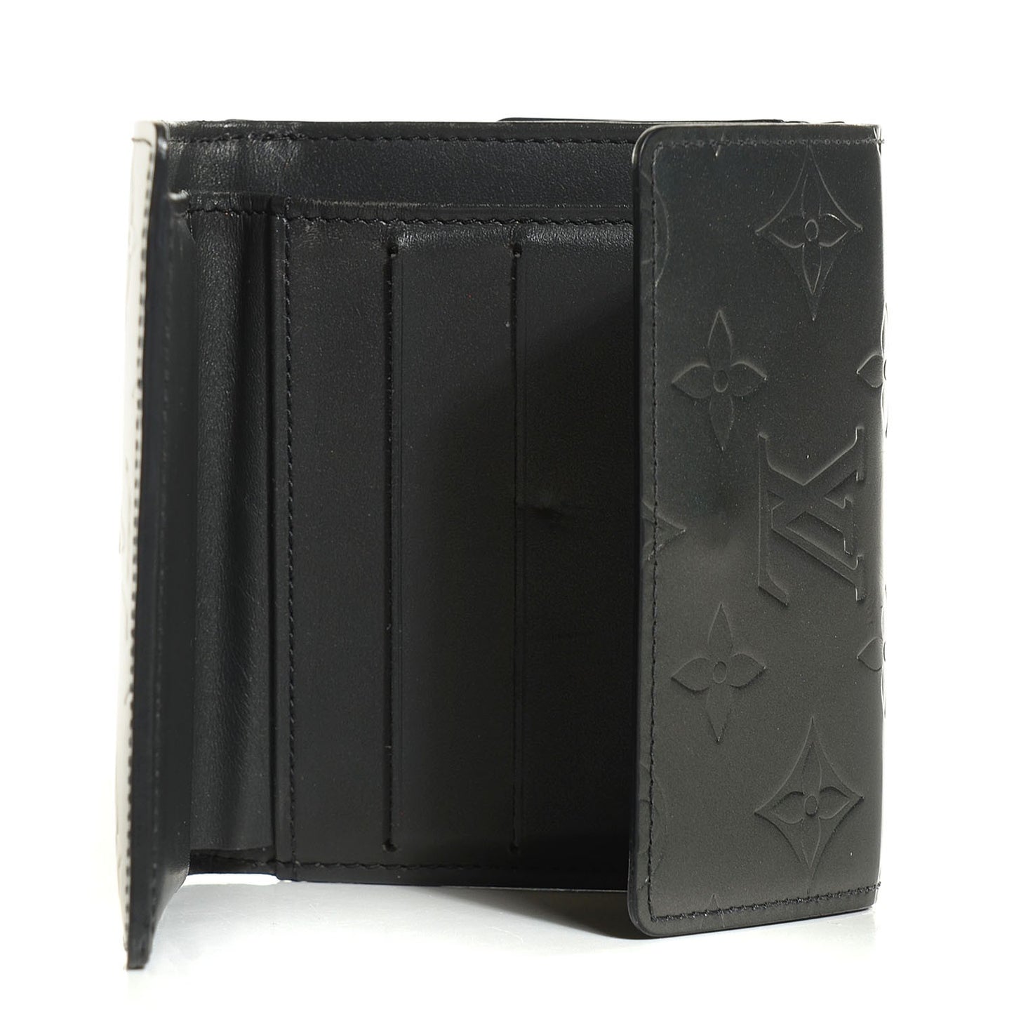 Mat Monogram Elise Wallet Black