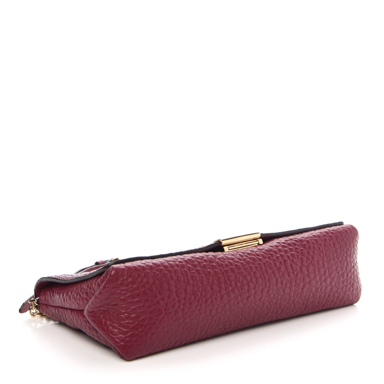 Burberry Signature Grain Medium Mildenhall Crossbody Bag Dark Plum 4 of 10