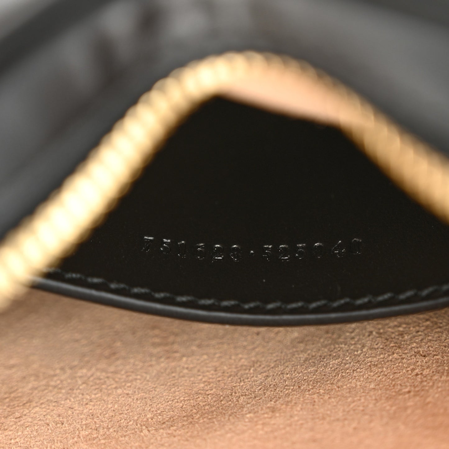 Calfskin Matelasse Diagonal Mini Interlocking G Heart Shoulder Bag Black