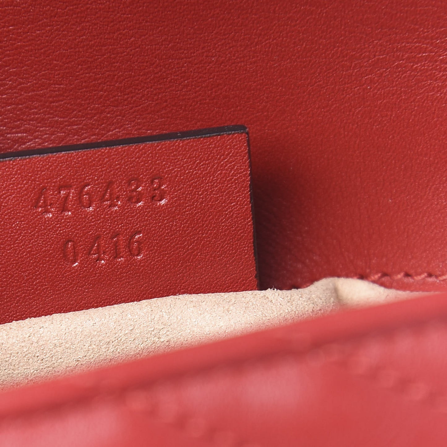 Calfskin Matelasse Super Mini GG Marmont Shoulder Bag Hibiscus Red