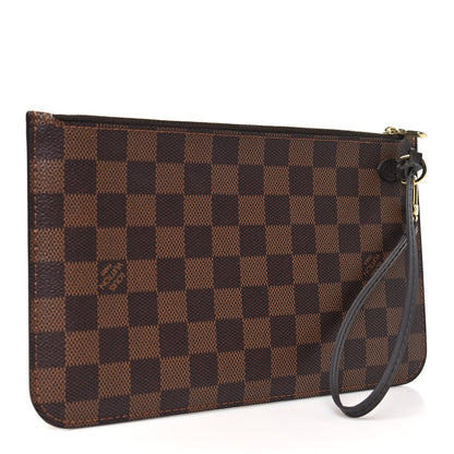 Louis Vuitton Damier Ebene Neverfull MM GM Pochette 3 of 9