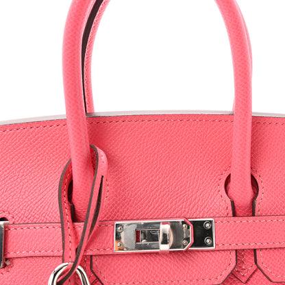 Hermes Epsom Birkin Sellier 25 Rose Azalee 8 of 10