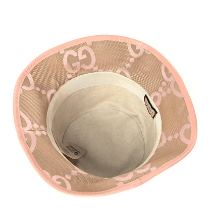 Gucci Monogram Jumbo GG Mosteria Bucket Hat M Beige Perfect Pink 6 of 8