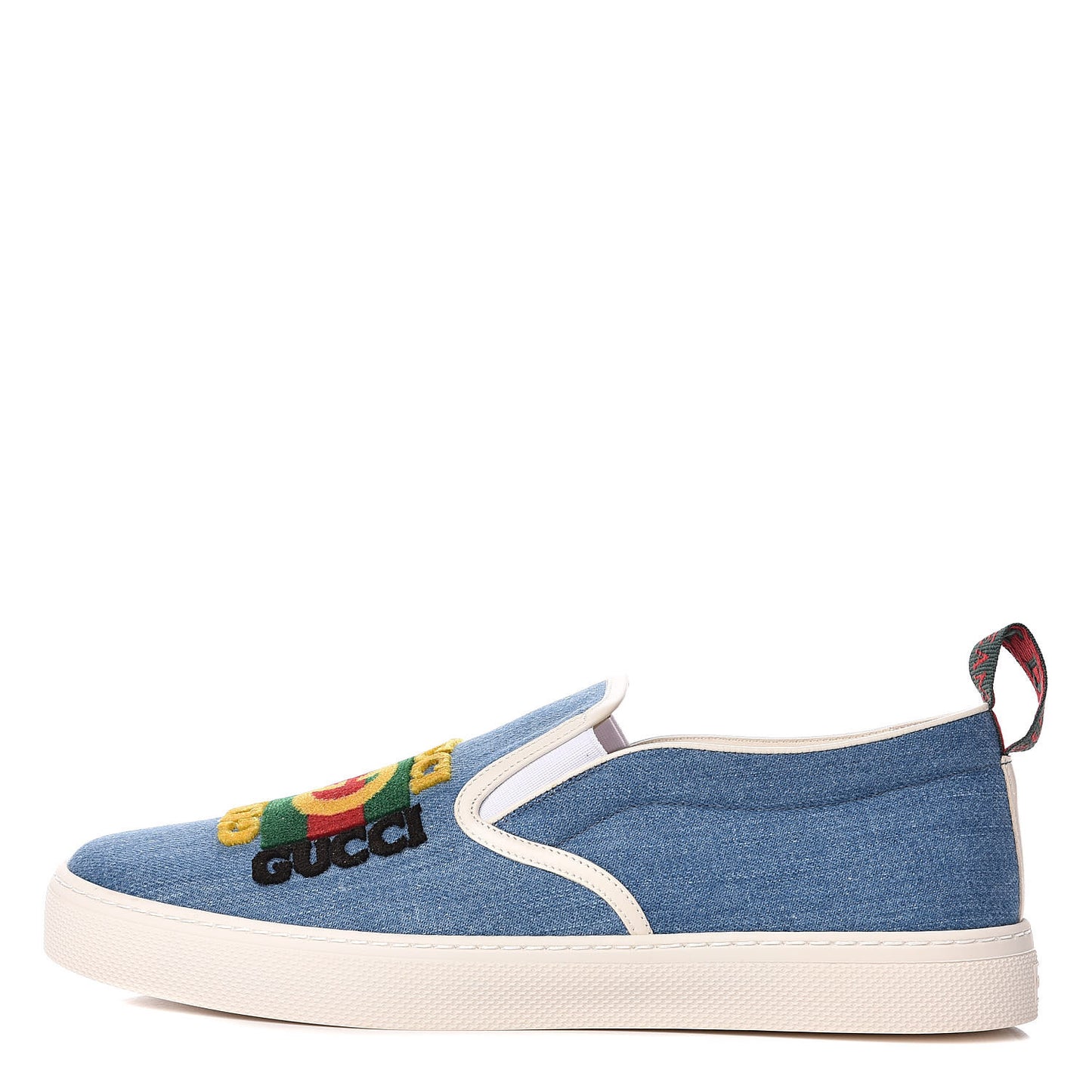 Kura Denim Logo Embroidered Mens Slip On Sneakers 11.5 Blue
