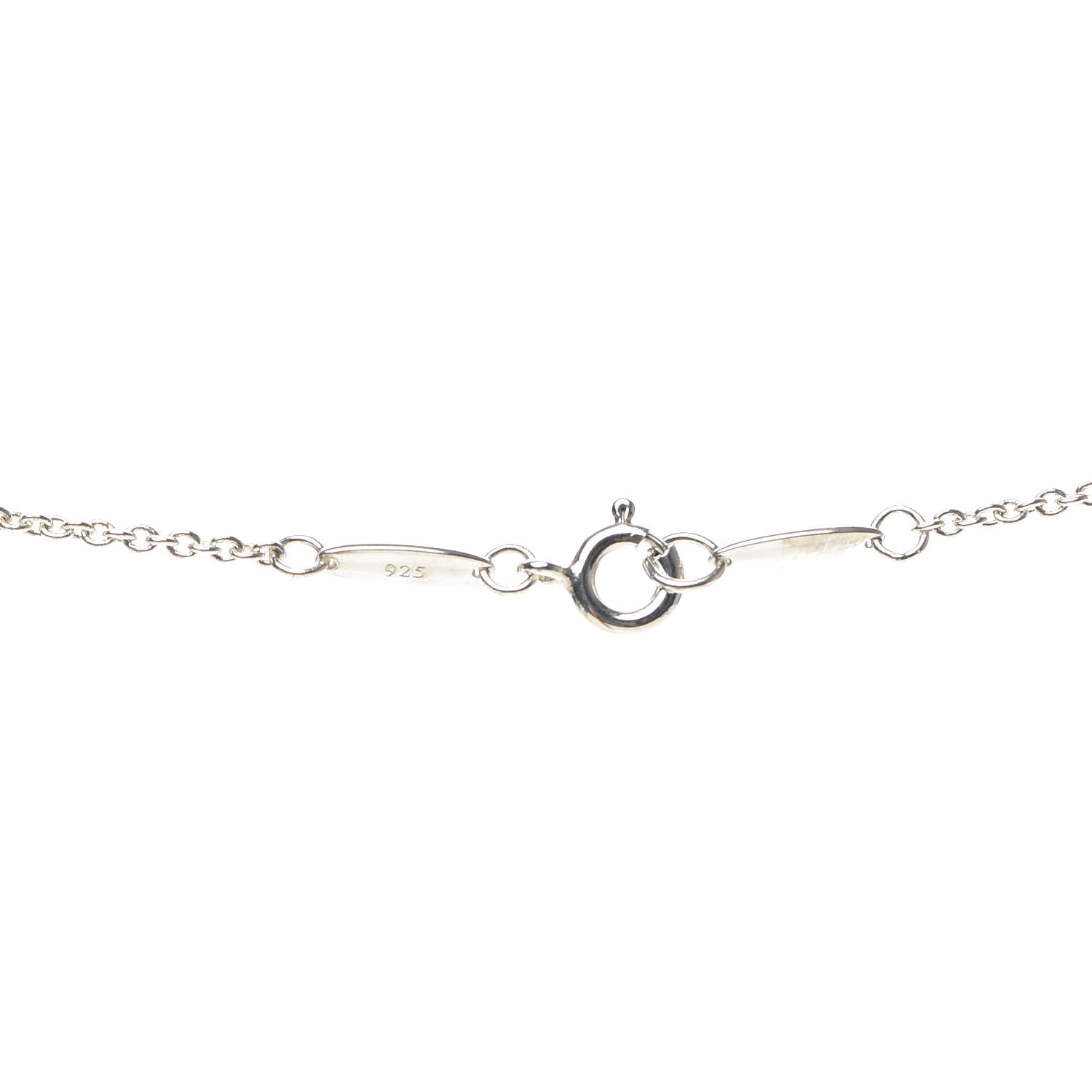 Tiffany Sterling Silver Elsa Peretti Infinity Cross Pendant Necklace 5 of 5