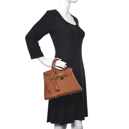 Hermes Togo Birkin 25 Gold 2 of 40
