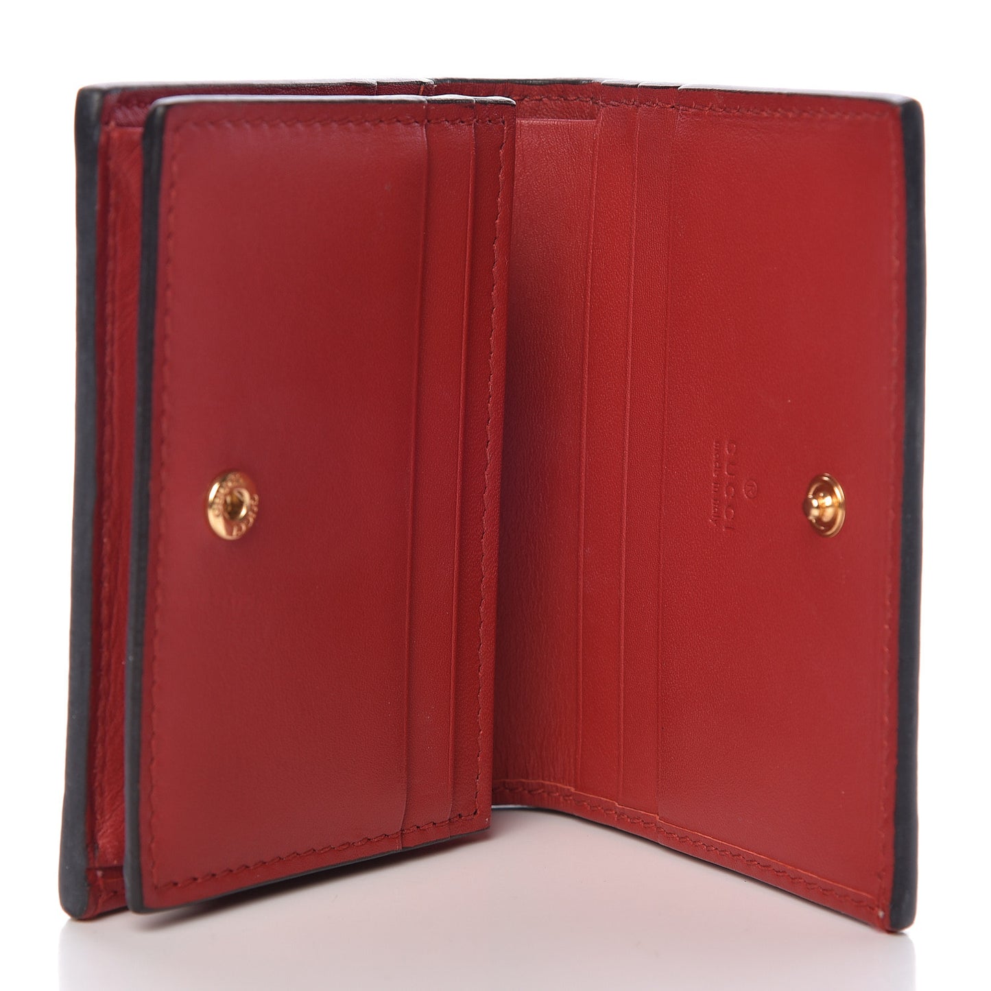 Soft GG Supreme Monogram Mystic Cat Card Case Wallet