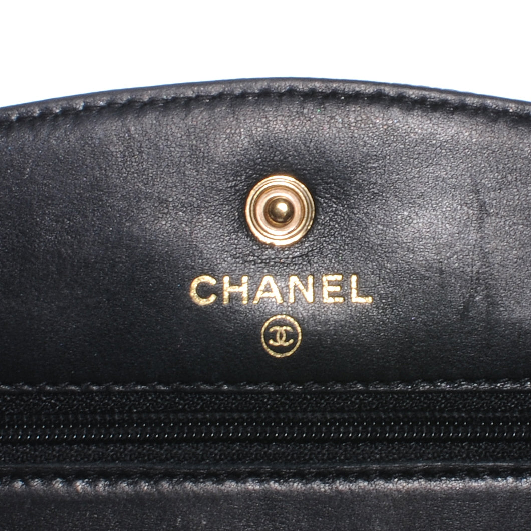 Chanel Caviar Wallet on Chain WOC Black 5 of 7