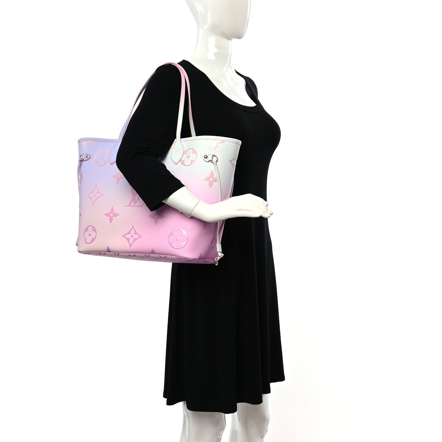 Monogram Giant Spring In The City Neverfull MM Sunrise Pastel