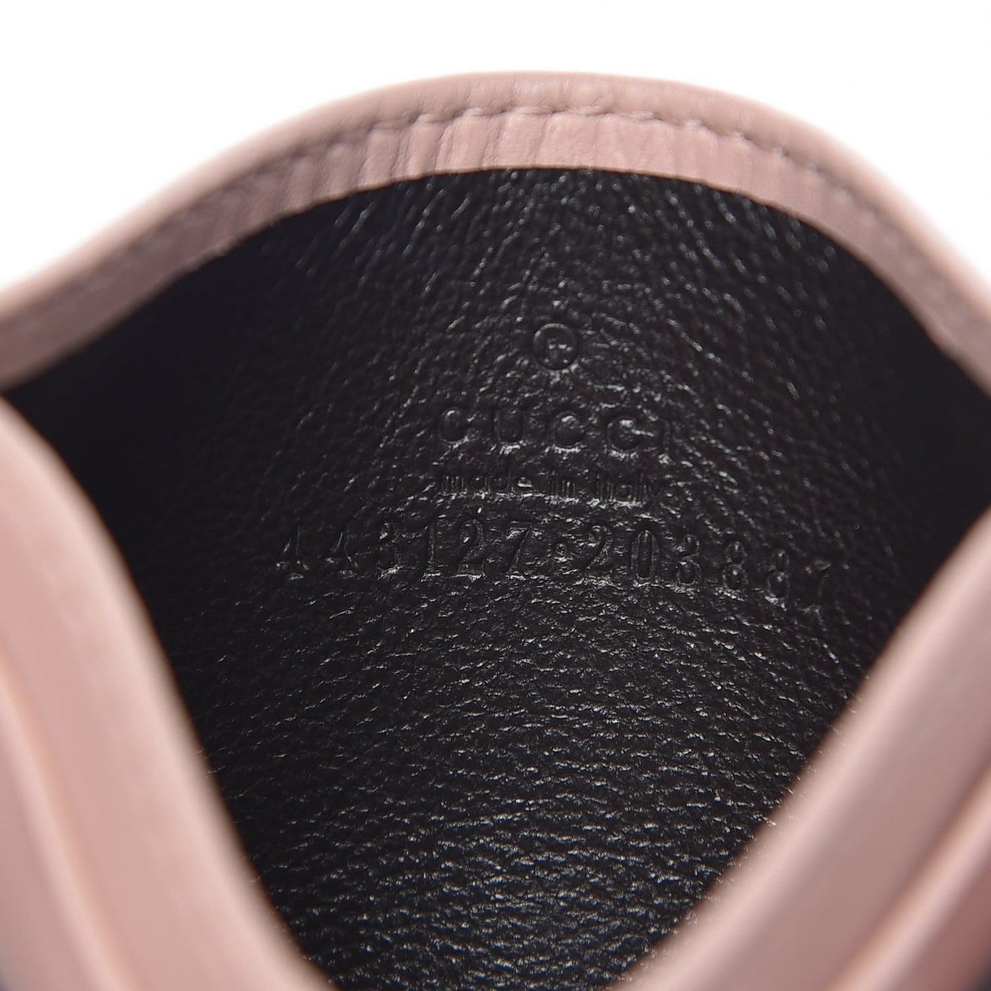Calfskin Matelasse GG Marmont Card Holder Perfect Pink
